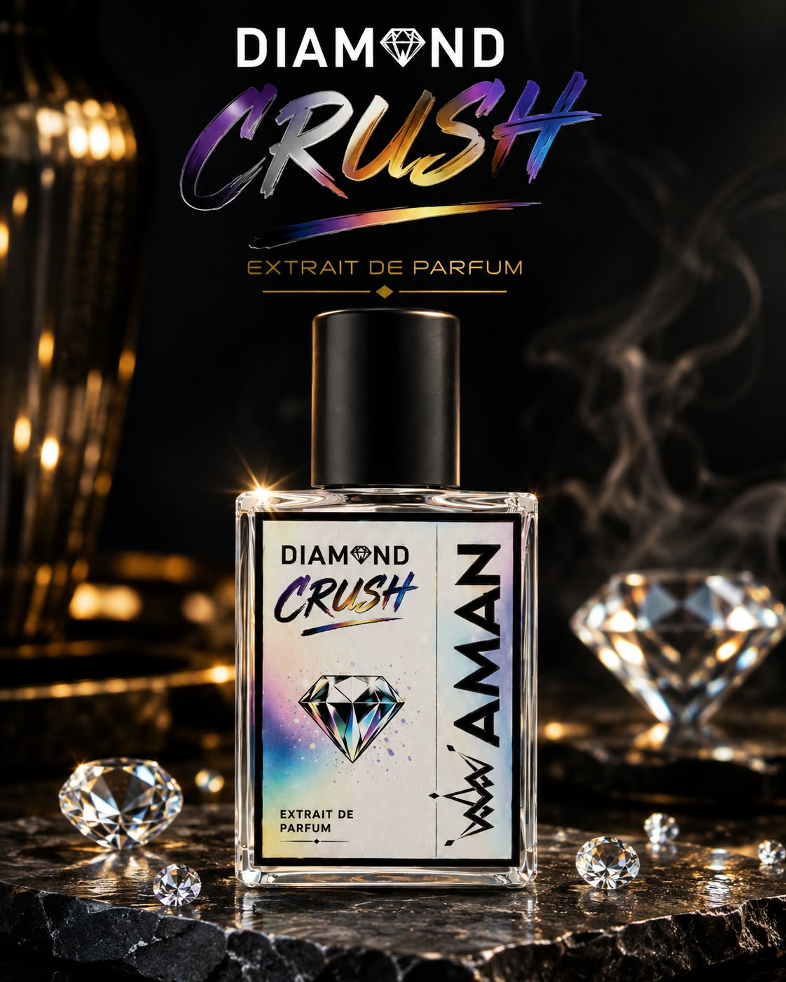 Diamond Crush  Cherry Fragrance 50ml | Perfume for Men and Women |