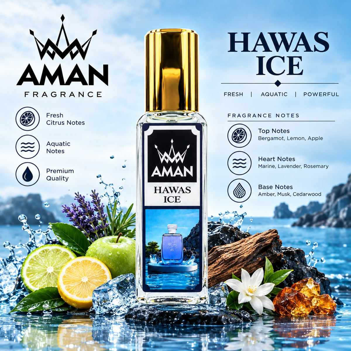 Hawas ice perfume 20ml