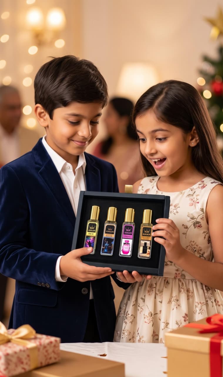 Aman fragrance Luxury Unisex Perfume Gift Set (20mlx4)