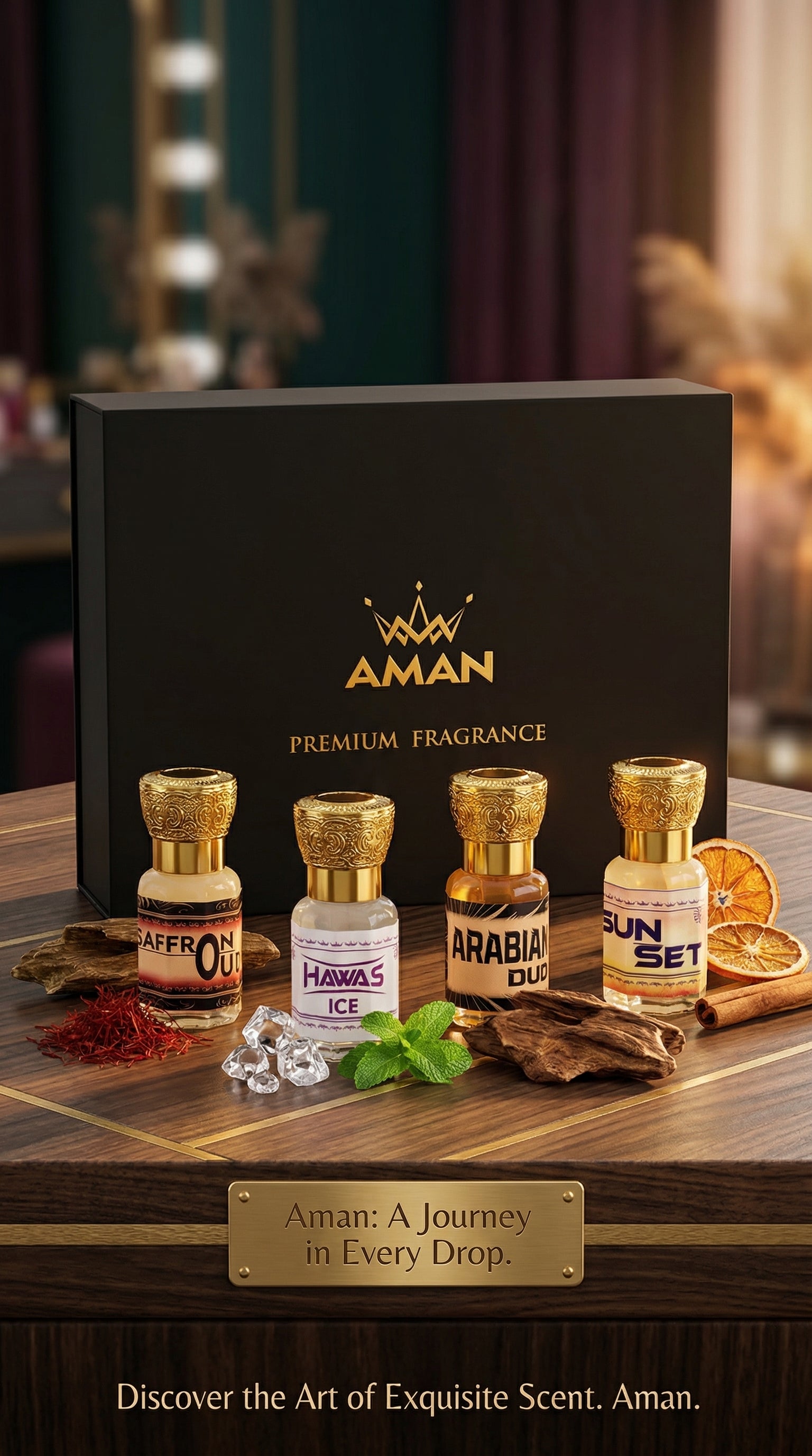 Aman Premium Attar Set (6ml Each)