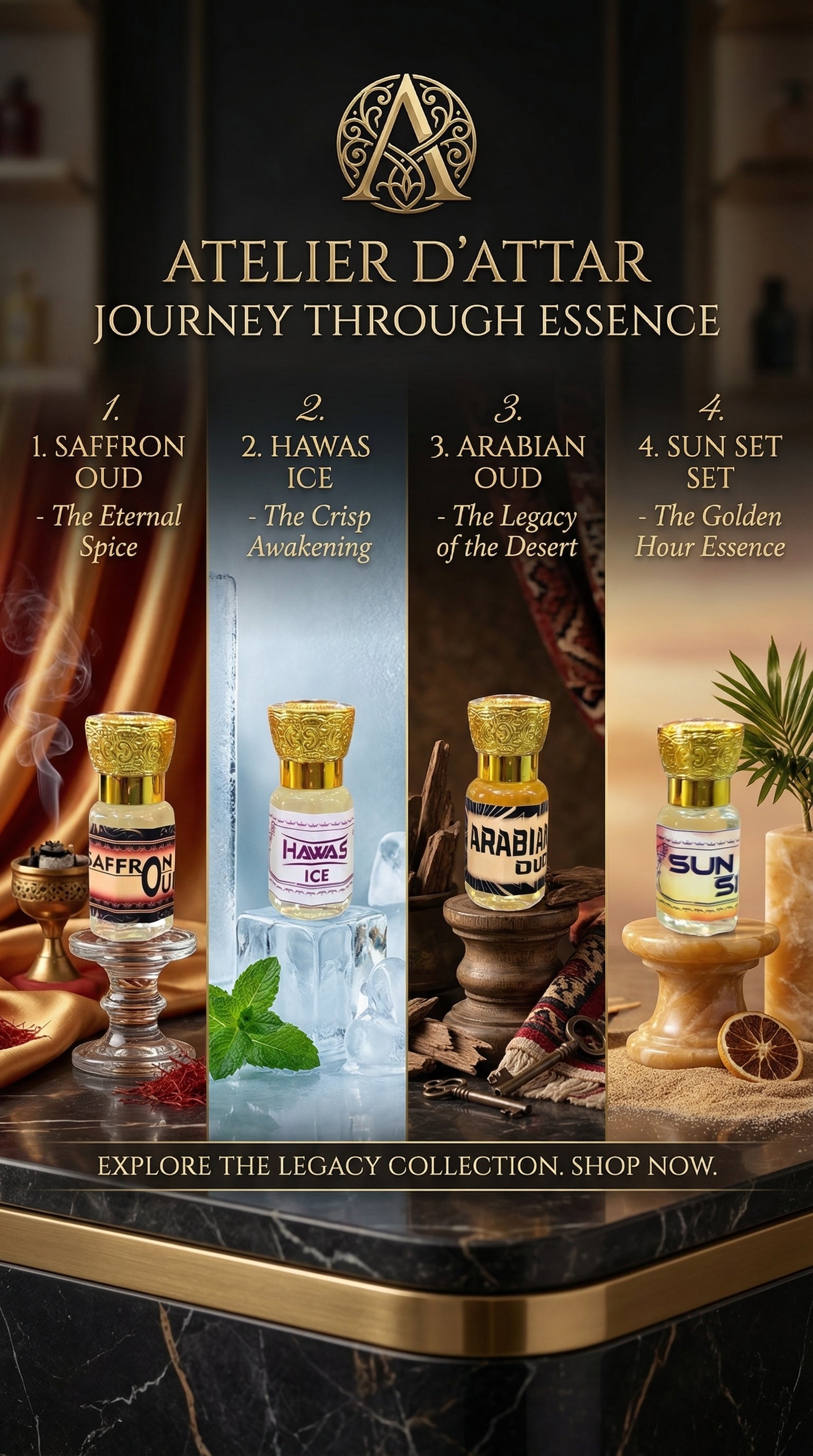 Aman Premium Attar Set (6ml Each)