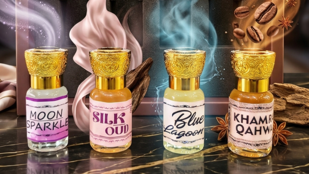 Aman fragrances by Discovery Attar Set – Long-Lasting attar Oils (6ml Each)