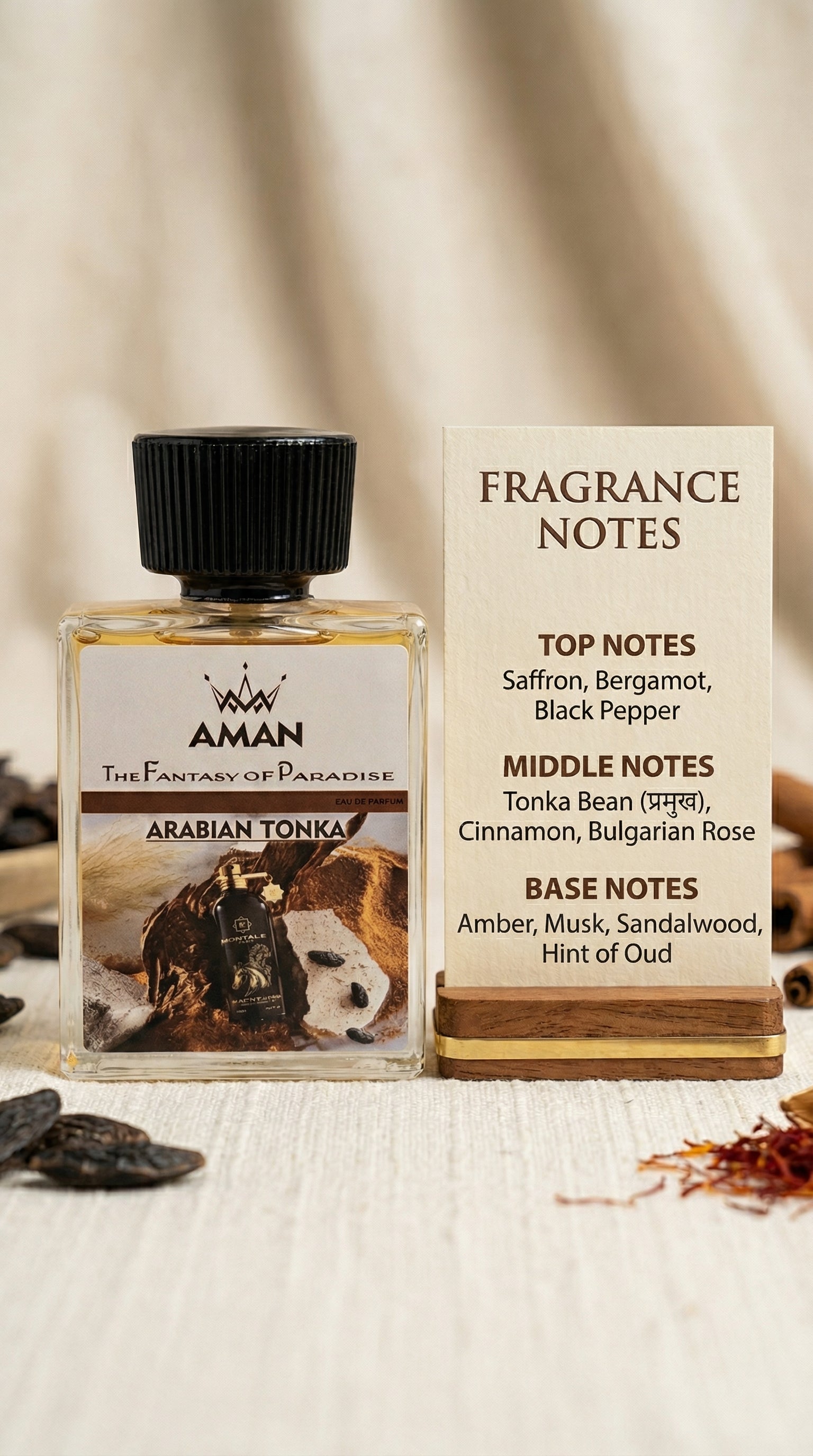 Inspired by Arabian Tonka montale  Perfume