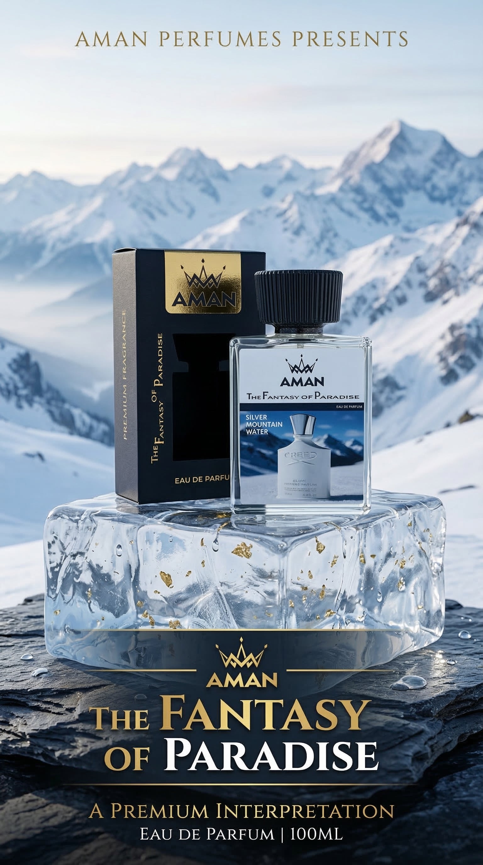 Silver Mountain Inspired Eau De Parfum – Fresh Alpine Scent